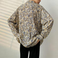 Load image into Gallery viewer, [AIMAKOU Series] ★Floral Pattern Shirt★ Tops Print Long Sleeve Shirt Retro Thin ML XL 2XL 3XL
