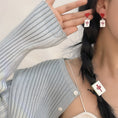 Load image into Gallery viewer, [Sulili Series] ★Chinese style earrings★ 2color pair of earrings, women's accessories, improves temperament, unique mahjong, red, green
