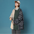 Load image into Gallery viewer, [CHAOMEICHEN series]★Jacket★ 3color outerwear stadium jacket unisex men's plaid color scheme
