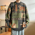 Load image into Gallery viewer, [GULAMA Series] ★Sweater★ 3color Knit Tops Unisex Men's Large Size Cartoon
