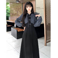 Load image into Gallery viewer, [Dong Xiaojie Series] ★China style dress★ Long length, large size, slimming, fake layered
