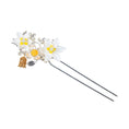 Load image into Gallery viewer, [Ome Anka Series] ★Hair Ornament Hairpin★ Chinese Style Accessories Fireworks Festival Festival Handmade Good Temperament Daffodil
