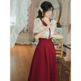 Load image into Gallery viewer, [Jinkyoku Series]★Skirt★ Bottoms Spring/Summer Long Skirt Ladies Retro Red Red SML
