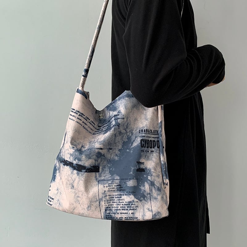 [NVERGUO Series]★Bag★ 3color Shoulder Bag Print Retro Cute Date Improves Temperament Easy to Match