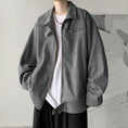 Load image into Gallery viewer, [TIAOTA series]★Jacket★ 3color outerwear unisex men's green black gray suede
