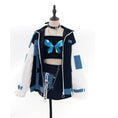 Load image into Gallery viewer, [Momoko Sakura Series] ★Jacket★ Outerwear cute color scheme original white blue black easy to match ladies
