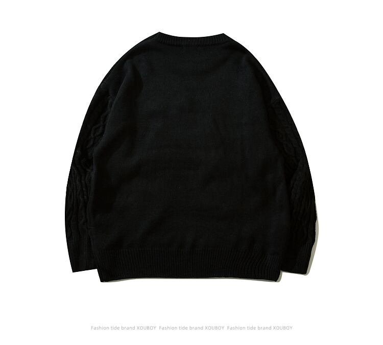 [51XIHA Series]★Sweater★ 3color Tops Christmas New Year Unisex Men's Red Black White