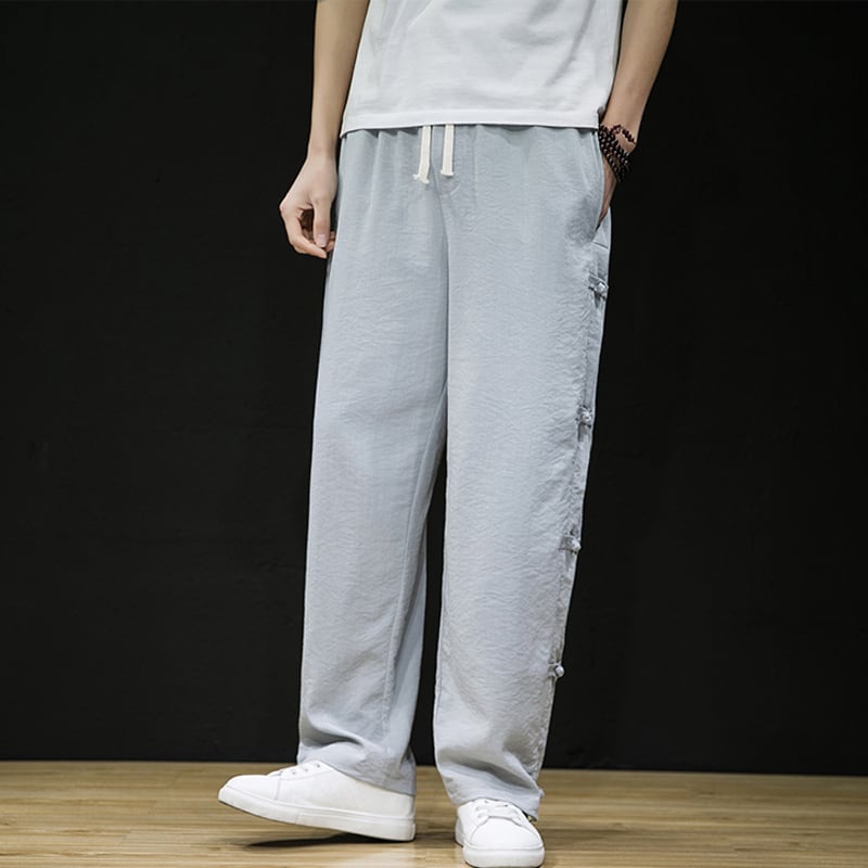 [JINTANG Series]★China style pants★ 2color bottoms pants unisex men's large size crane