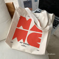 Load image into Gallery viewer, [Andcici series] ★Bag★ 5color tote bag canvas large capacity date commuting to school alphabet
