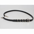 Load image into Gallery viewer, [Kuraho Koya Series] ★Retro Belt★ Obi Accessory PU Chain Unique Black Black Easy to match
