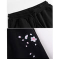 Load image into Gallery viewer, [Machiha clan series]★China style pants★Bottoms embroidery peacock peacock black black large size cool
