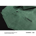 Load image into Gallery viewer, [ACRARDIC Series] ★POLO Shirt★ Tops Unisex Men's Switching Short Sleeve Black Green
