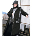 Load image into Gallery viewer, [Ancient Monster House---Kinryu Series] ★China style coat★ Cotton coat, thick, warm, winter clothes, long coat, black, black
