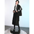 Load image into Gallery viewer, [Kokaisha --- Butterfly Effect Series] ★Blazer★ Outerwear SML Spring Clothes Easy to match Black Black Unique
