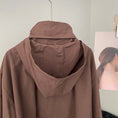 Load image into Gallery viewer, [Tenkawa Series] ★Outer★ 2color Jacket Short Length Simple Easy to Match Blue Coffee Color
