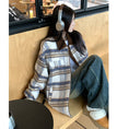 Load image into Gallery viewer, [Yuyiyeon Spicy Series] ★Outerwear★ Plaid Jacket Switching Casual Retro Easy to Match
