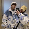 Load image into Gallery viewer, [BOO Series] ★Coat★ Outerwear Unisex Men's Cute SML XL 2XL 3XL Couple Clothes White Blue
