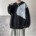 Load image into Gallery viewer, [Yurin Series] ★Tops★ 2color Casual Unisex Men's Color Switching Round Neck Easy to Match
