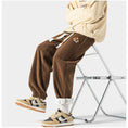 Load image into Gallery viewer, [BIGEMAN Series]★Casual pants★ 3color brushed lining thick warm bottoms pants unisex men's
