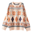 Load image into Gallery viewer, [RiseBrand Series]★Sweater★ 2color Knit Tops Christmas Unisex Men's Apricot Coffee Color
