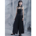 Load image into Gallery viewer, [Kyodo Series] ★China style gaucho pants★ Wide pants, unisex, couple clothes, men's, embroidery, dragon, elastic waist
