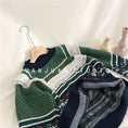 Load image into Gallery viewer, [Makimakiya Series] Super cute sweater, green, free size, round neck, long sleeves
