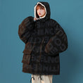 Load image into Gallery viewer, [Morimoto Series] ★Winter Coat★ 2color Thick Warm Unisex Men's Alphabet Black Green
