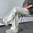 Load image into Gallery viewer, [KADISHOU series] ★Casual pants★ 3color pants bottoms unisex men's black beige pink
