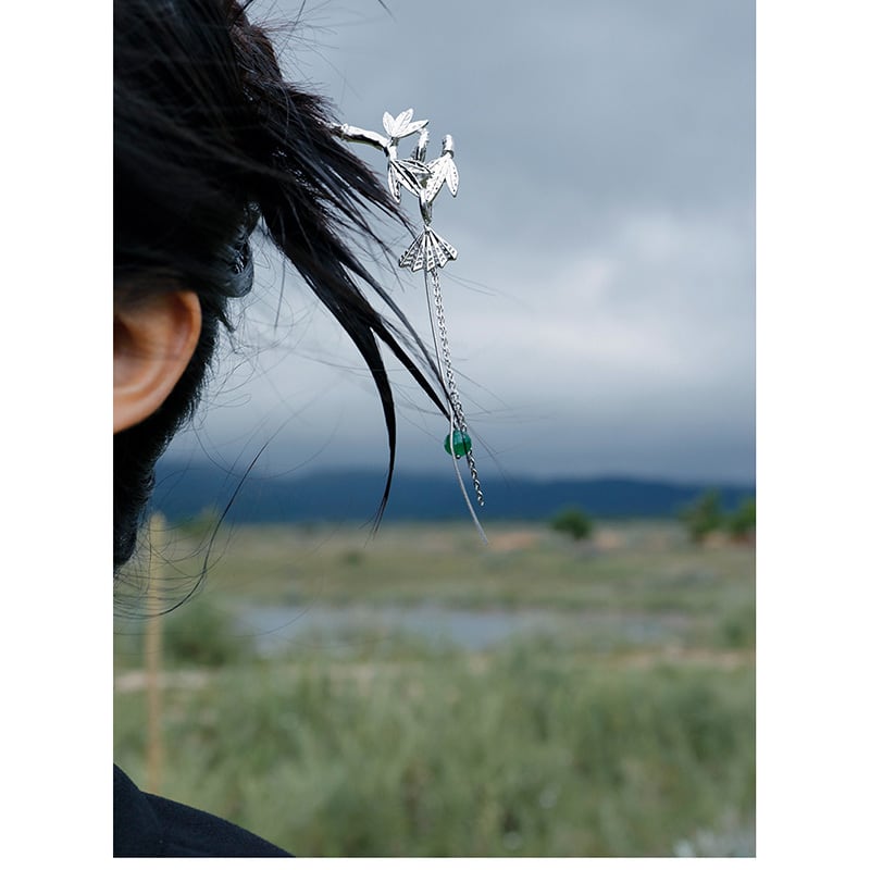 [Ko Qinglong Shu Series]★China style hair ornament, hairpin, 1 piece★Designed women's accessories, fringe