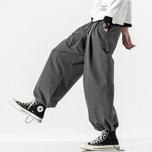 [BIGEMAN Series] ★Casual Pants★ 2color Quarter-length Bottoms Pants Unisex Men's Large Size Plain Simple