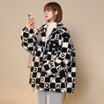 Load image into Gallery viewer, [Suikoishi Series] ★Winter Coat★ Cotton Coat Outerwear 3color Unisex Men's Checkered Pattern Loose
