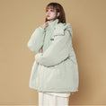 Load image into Gallery viewer, [Suikoishi Series] ★Winter coat★ Cotton coat outerwear 2color Unisex Men's Green Pink ML XL 2XL
