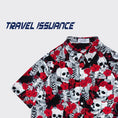 Load image into Gallery viewer, [TRAVEL ISSUANCE Series]★Shirt★ Hawaii Aloha Shirt Floral Pattern Unisex Men's Seaside Short Sleeve Skull
