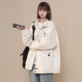 Load image into Gallery viewer, [Fujiiman Series] ★Jacket★ 2color Tops Outerwear Unisex Men's Large Size Black Beige
