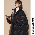 Load image into Gallery viewer, [Ushiomiomi Series] ★Winter Coat★ 2color Cotton Coat Unisex Men's Fashion Large Size Black Green
