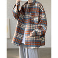 Load image into Gallery viewer, [PPG Series] ★Outer★ 2color Jacket Shirt Outer Unisex Men's Plaid Pattern Rasha
