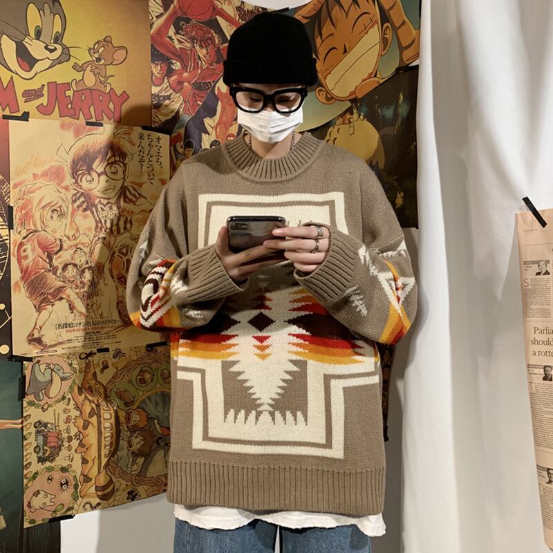 [XIXI Series]★Sweater★ 3color knit tops Unisex Men's Unique Stylish Easy to match