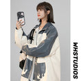 Load image into Gallery viewer, [Fujiiman Series]★Jacket★ 2color PU outerwear unisex men's color scheme coffee color blue
