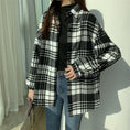 Load image into Gallery viewer, [YYCL Series]★Shirt★ 6color Tops Ladies Check Pattern Fashion Easy to Match Long Sleeve
