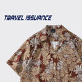 Gallery viewerに画像を読み込む, 【TRAVEL ISSUANCEシリーズ】★花柄シャツ★ 2color 油絵風 プリント 男女兼用 メンズ ワインレッド グレー
