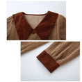 Load image into Gallery viewer, [CHIC Series]★Dress★ Faux Layered Corduroy Retro Ladies S M L XL
