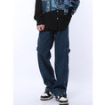 Load image into Gallery viewer, [MGJM Series] ★Denim Pants★ Bottoms Pants Unisex Men's Retro Easy to Match Blue Blue
