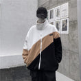 Load image into Gallery viewer, [Style Series] ★Outer★ 2color jacket unisex men's color scheme black blue sports style
