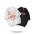 Gallery viewerに画像を読み込む, 【BIGEMANシリーズ】★Tシャツ★ 2color トップス 半袖Tシャツ 男女兼用 メンズ 大きいサイズ 油絵風 合わせやすい
