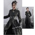 Load image into Gallery viewer, [Big Blue Dragon Series] ★China style shirt★ Long shirt, shirt dress, slit, simple, long length, original, slimming fit
