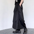 Load image into Gallery viewer, [Illustrated series]★China style trousers★ Gaucho pants Designed Unisex Men's Black Cool
