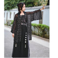 Load image into Gallery viewer, [Old Monster --- Rabbit Series] ★China style happi coat★ Tops Chiffon Thin Black Black Summer clothes Easy to match
