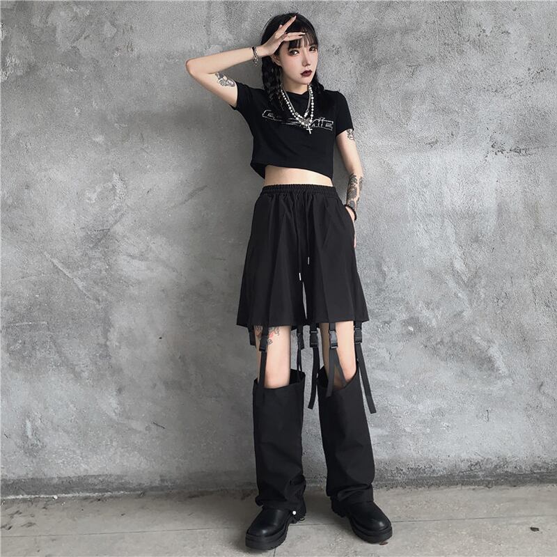 [Miyakoya Series] ★Casual Pants★ Trousers Bottoms Women's Fashion Black Black ML