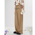 Load image into Gallery viewer, [Yang's Great Dream Series] ★Casual Pants★ 2color Pants Bottoms Designed Black Black Brown
