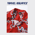 Load image into Gallery viewer, [TRAVEL ISSUANCE Series]★Shirt★ 2color Tops Short Sleeve Shirt Snake Print Spring/Summer Unisex Men's Black Red
